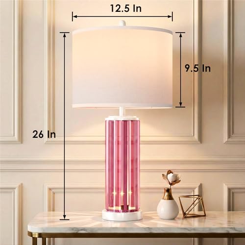 Table Lamp for Living Room with USB Ports