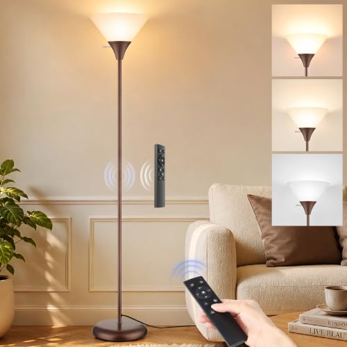 Floor Lamp for Living Room (Brown)