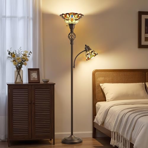 Torchiere Floor Lamp for Living Room (Multicolored 2)