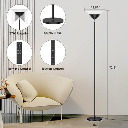 RGB Torchiere Floor Lamp (RGB (Red, Green, Blue))