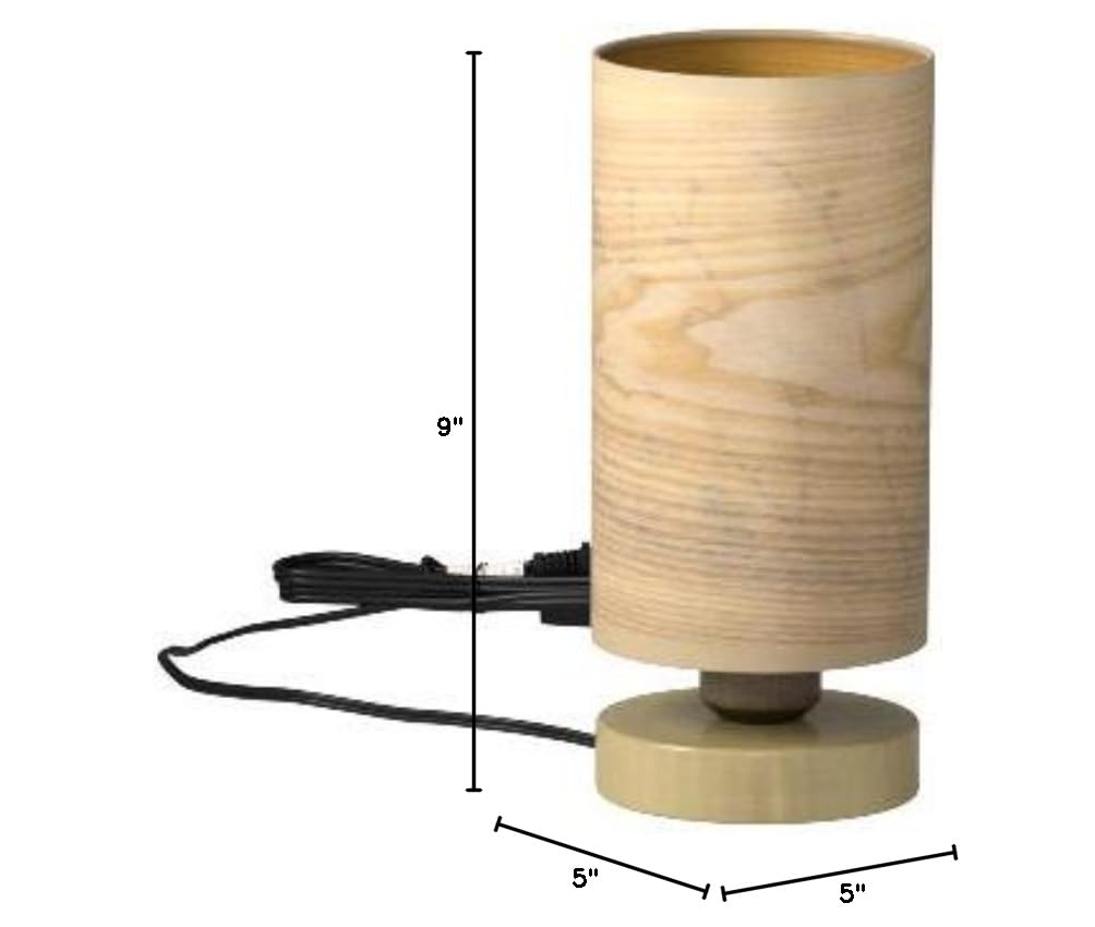L10272 Birds in Tree Wood Shade Night Light Table Lamp (Bronze)