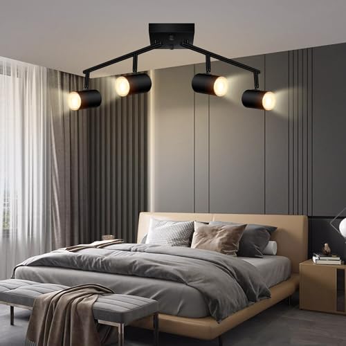 4 Light Track Lighting Kit (4 light-black)