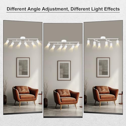 6 Light Track Lighting Fixtures Ceiling (6 light-white)