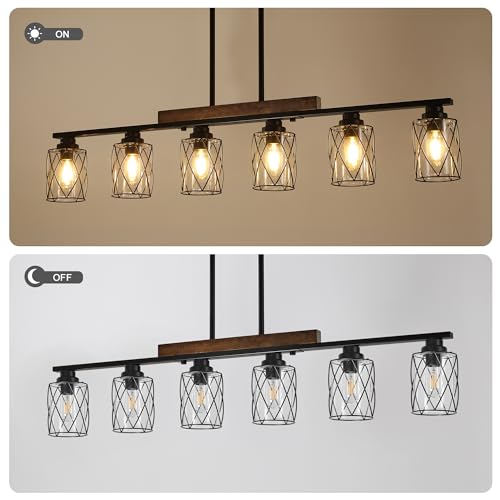 6 Light Dining Room Light Fixtures Over Table (6-Light)