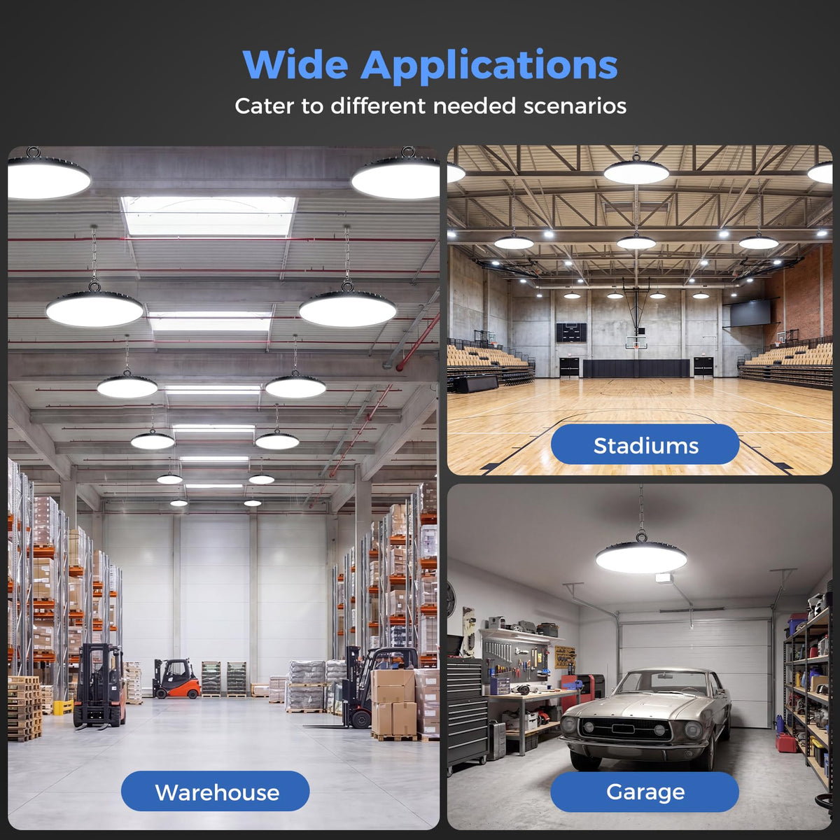 10 Pack UFO LED High Bay Light