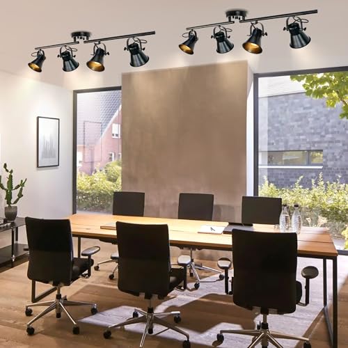 37"Rustic Track Lighting Fixtures Ceiling 4 Light Farmhouse Track Light (37")