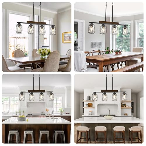 4 Light Dining Room Light Fixtures Over Table (4-Light)