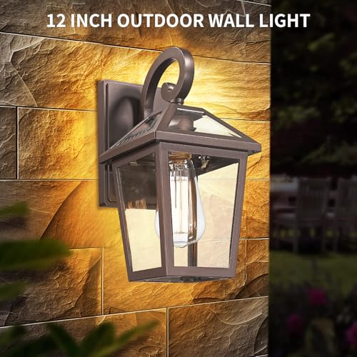 Vintage Outdoor Wall Light (Oil-Rubbed Bronze-1 PACK / Small)