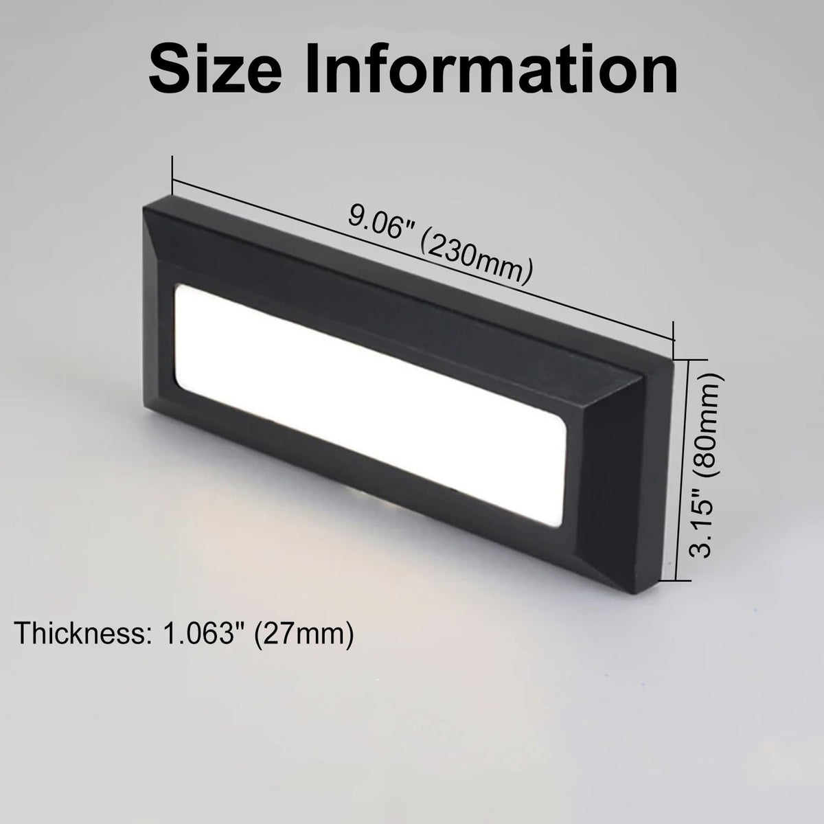 LED Step Lights 110V (Warm White-3PCS)