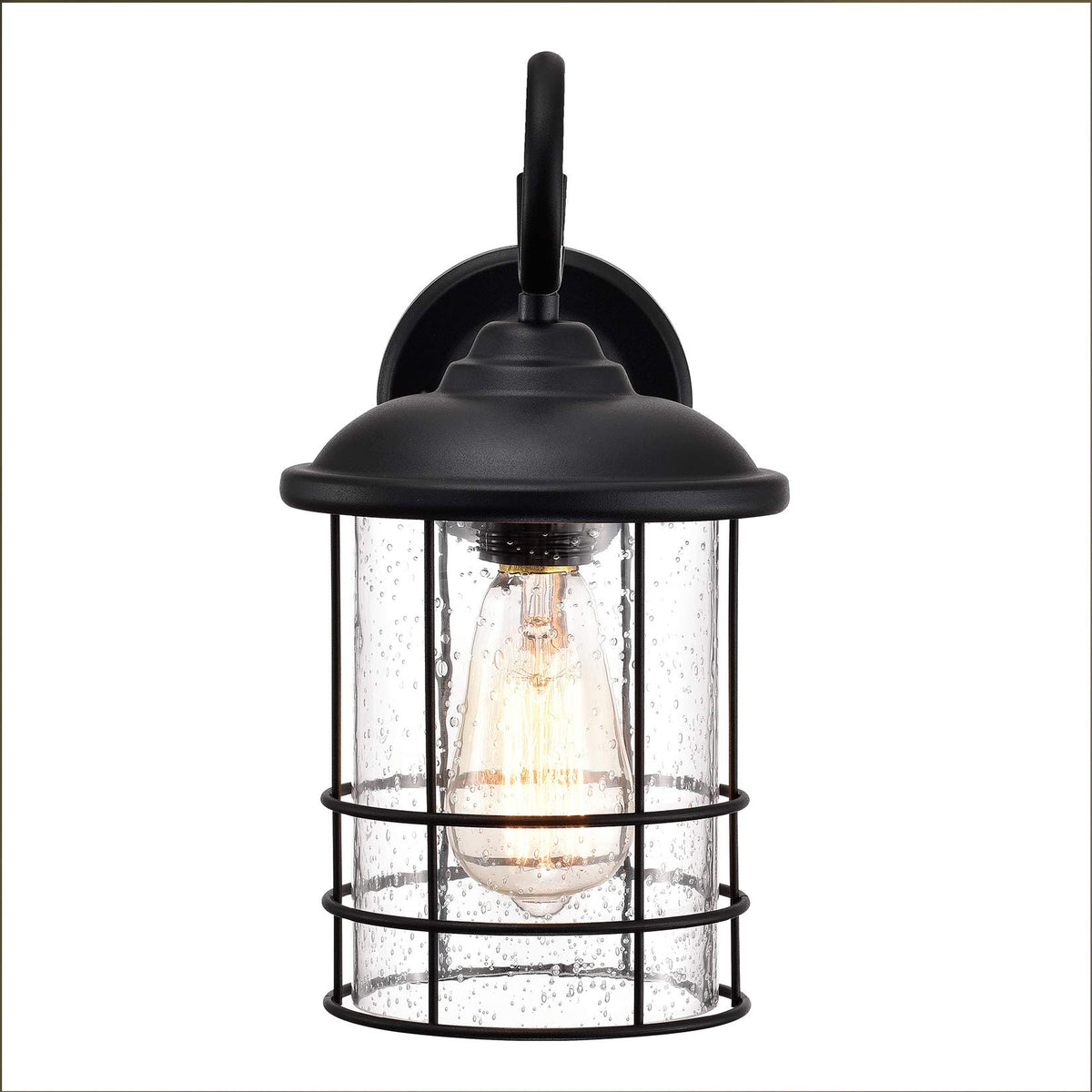 Narrow 5" Wide Black Outdoor Wall Sconce 1 Pack H12.25" Farmhouse (Black / 1 Pack H12.25")