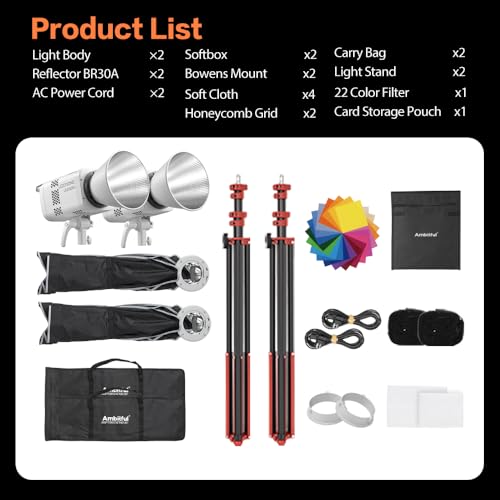 LE200Bi Godox Light Kit (White)