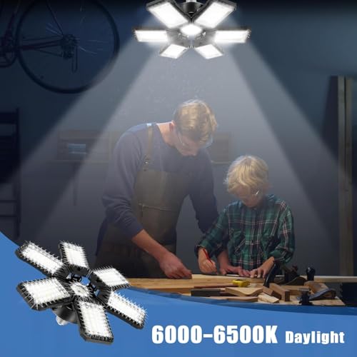 LED Garage Lights 1 Pack (6+1 Panels)