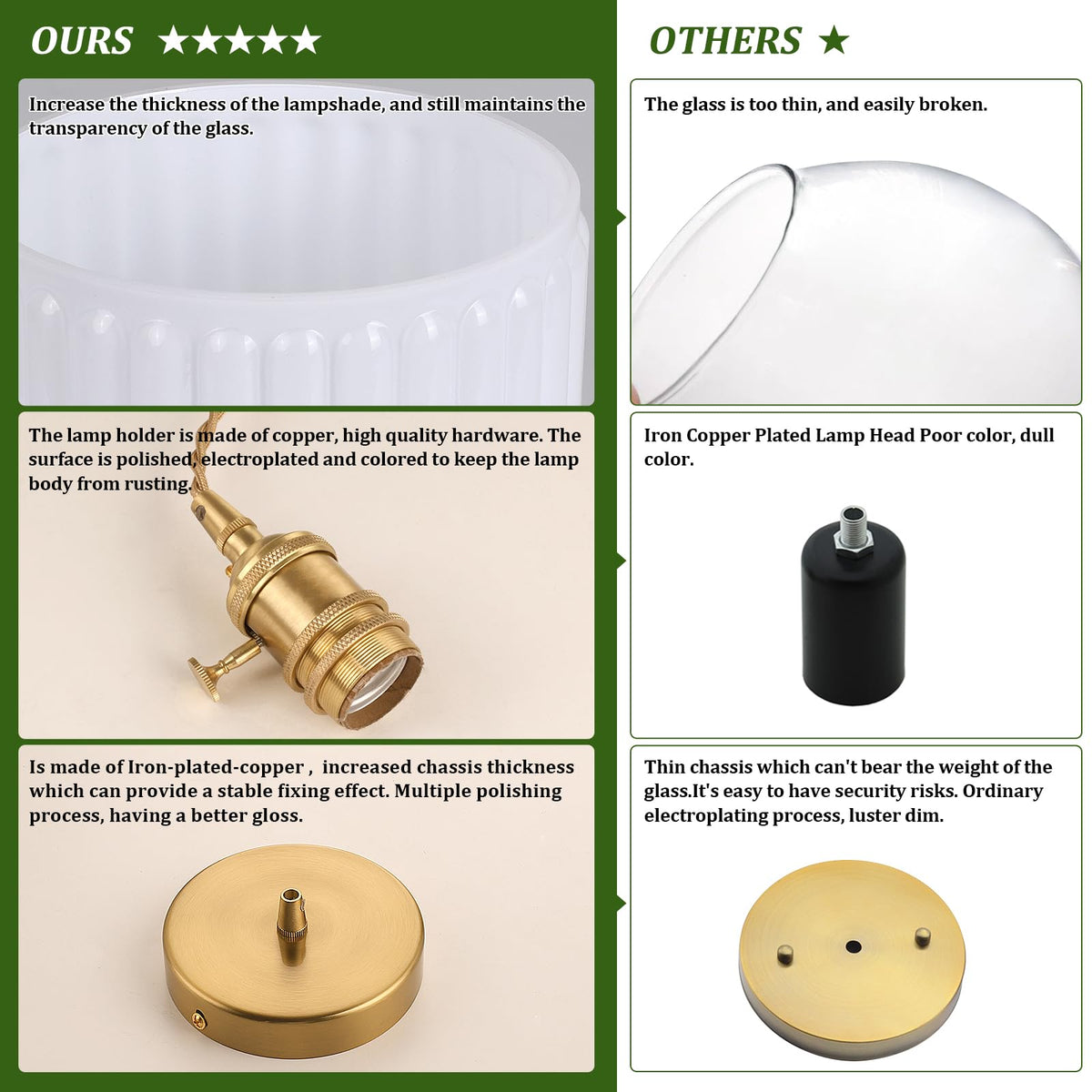 Battery Operated Pendant Light 5000mAh Rechargeable Chandelier with Remote Control Wireless Adjustable Hanging White Striped Light for Kitchen Island Dining Room Hallway (Z-Striped White)