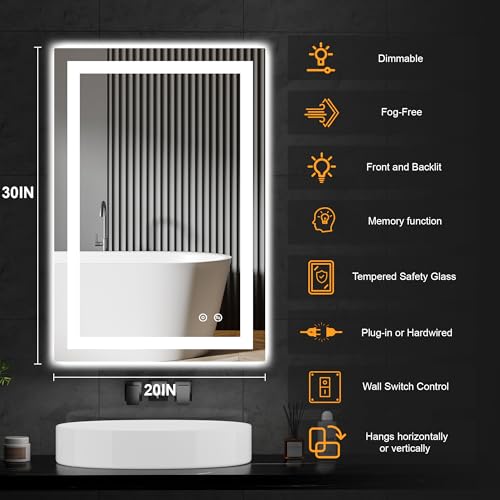 17 REC LED Mirror
