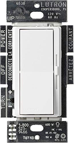 Diva LED+ Dimmer Switch (White / 12 Pack / Diva Dimmer)