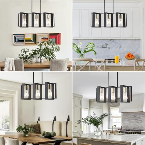 23.6" Island Lighting (Black / 3 Lights)