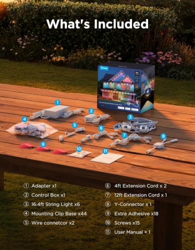 Permanent Outdoor Lights 2 Pro (White / 100ft)