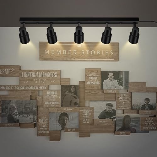 Plug in Track Lighting (Black / 30" 5-Light Track Lighting)