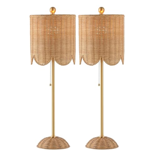 JYL1138 27.5" Coastal Bohemian Table Lamp Set of 2