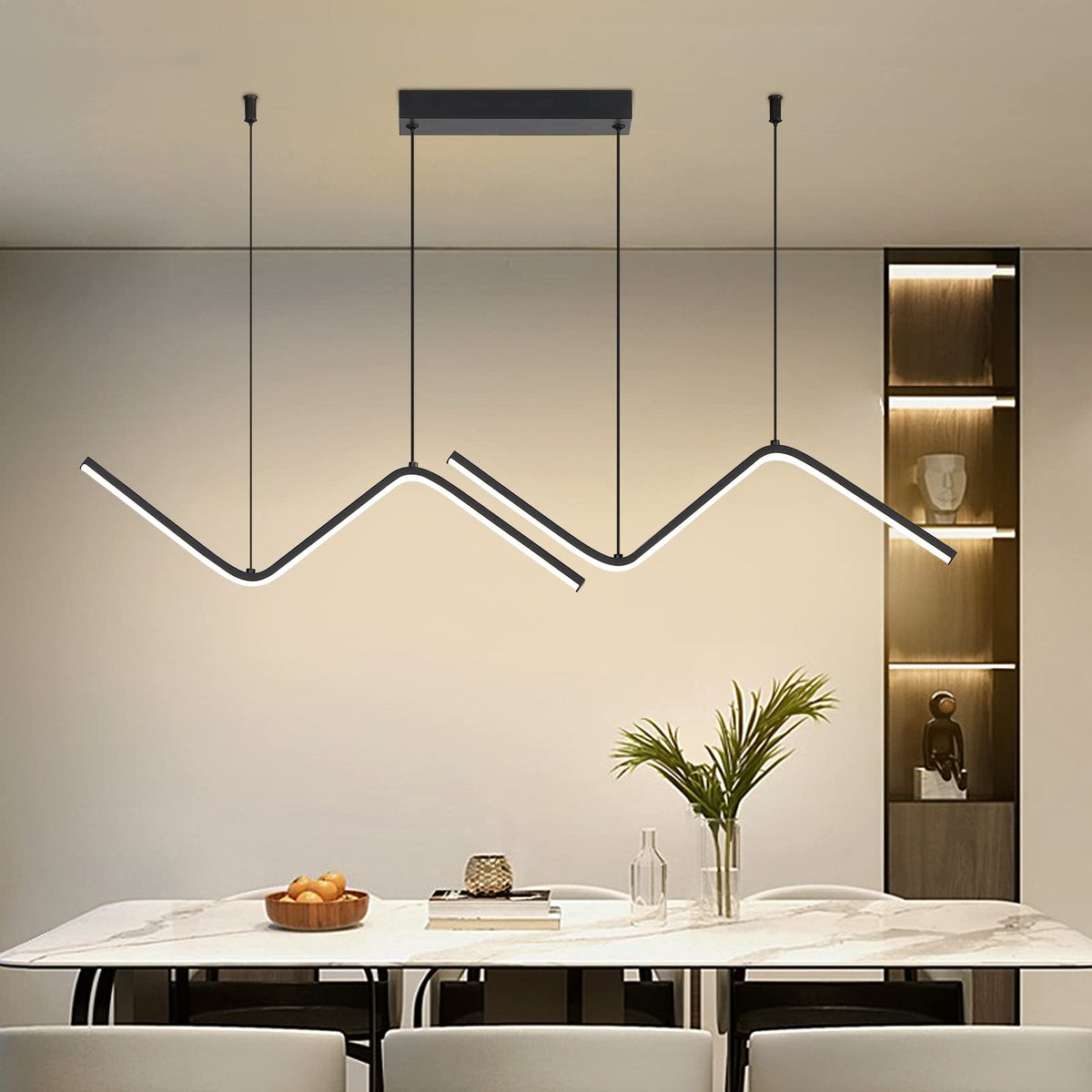 LED Modern Linear Pendant Lights (J / 47IN)