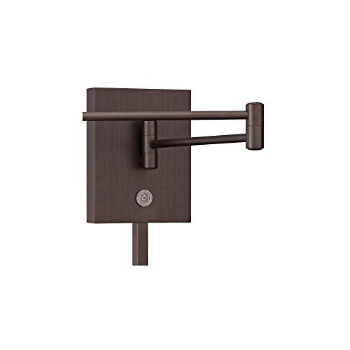 P4318 647 George's Reading Room LED Swing Arm Wall Lamp (Copper Bronze Patina)