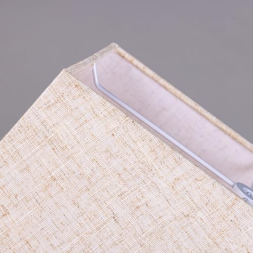 Set of 2 Rectangle Lampshade (Linen / 12X14X10")
