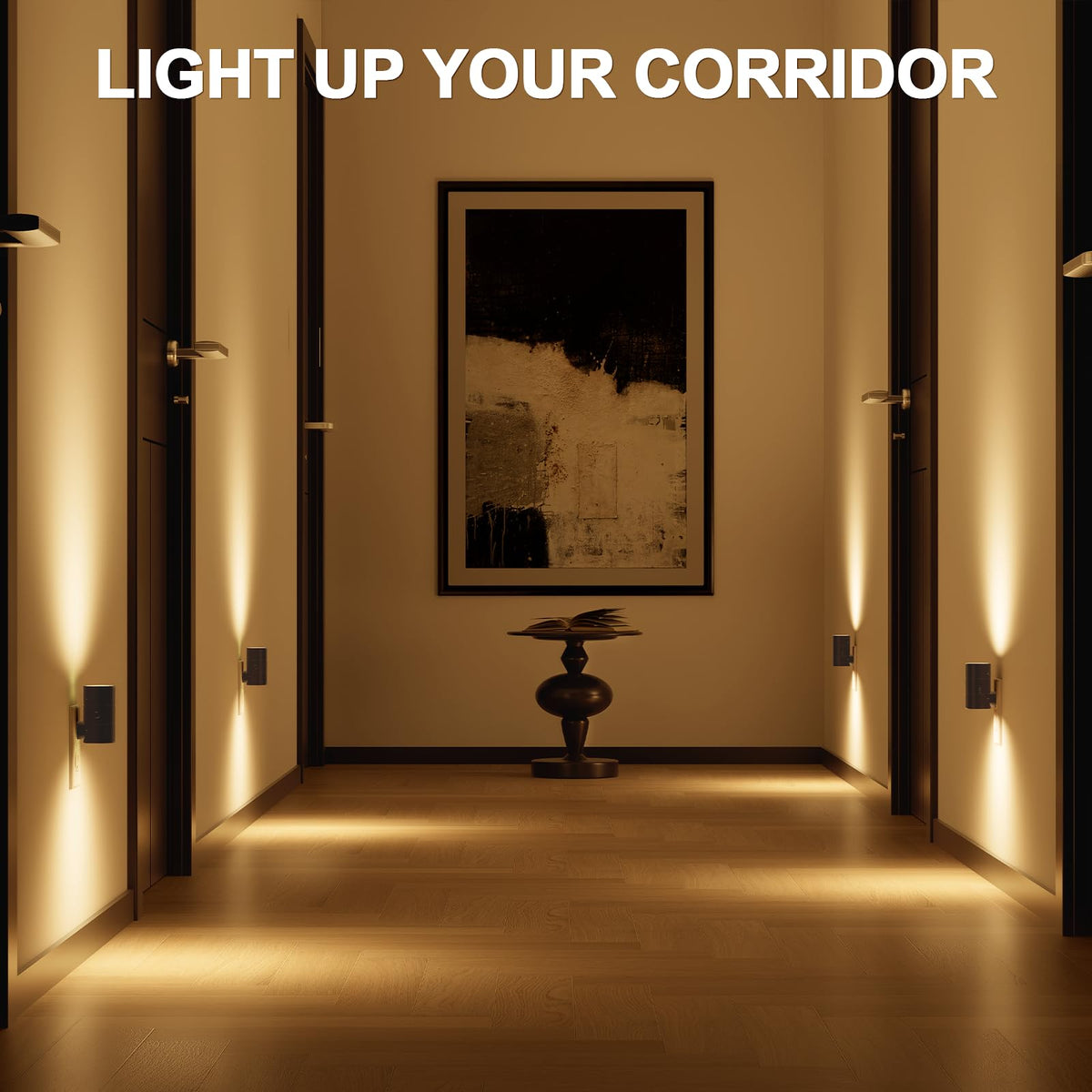 Night Lights Plug into Wall (Black-Warm White/Neutral White/Cool White / 8 Pack)