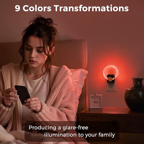 Night Lights Plug into Wall (RGB-bubble / 1 Pack)