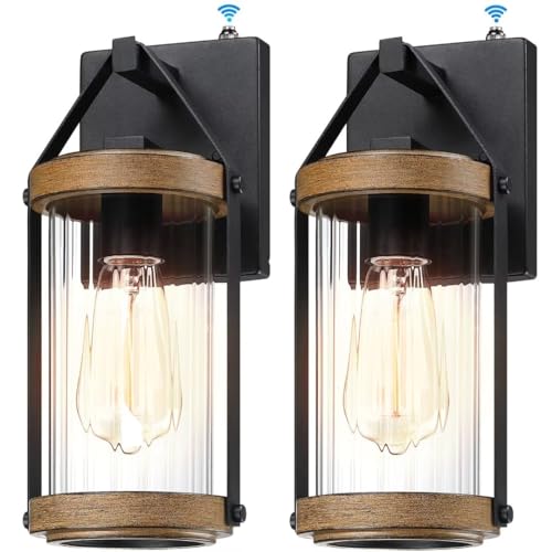 Dusk to Dawn Sensor Outdoor Wall Sconce Lighting Anti