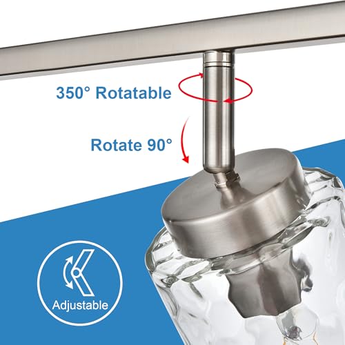 Track Lighting Fixtures Ceiling (Brushed Nickel / 3 Lights)