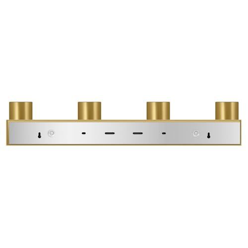Plug in Track Lighting (Gold / 23" 4-Light Track Lighting)