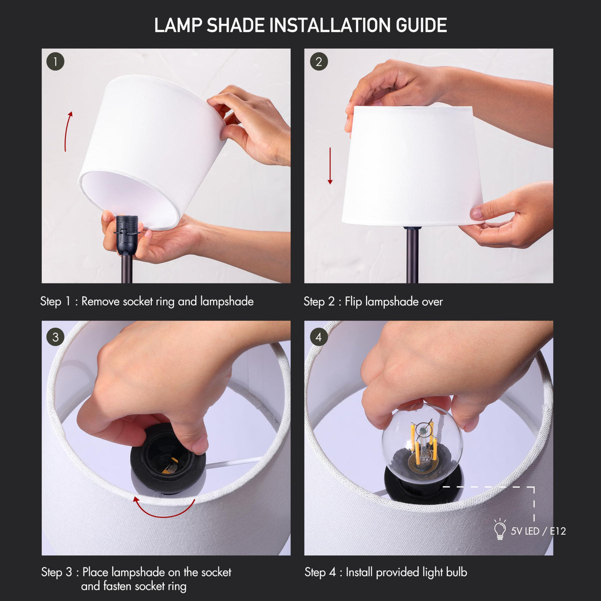 Seraph Cordless Rechargeable LED Table Lamp (Oil-Rubbed Bronze)