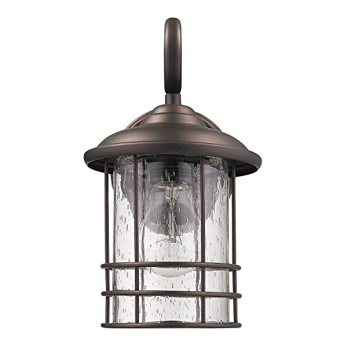 2 Pack 5.5" Narrow Oil Rubbed Bronze Vintage Farmhouse Porch Light (Bronze / 2 Pack H9.8")