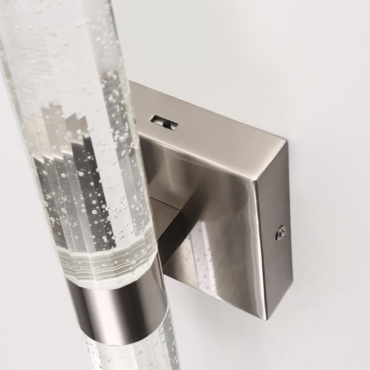Modern Wall Sconces Set of Two (Nickel / 18in)