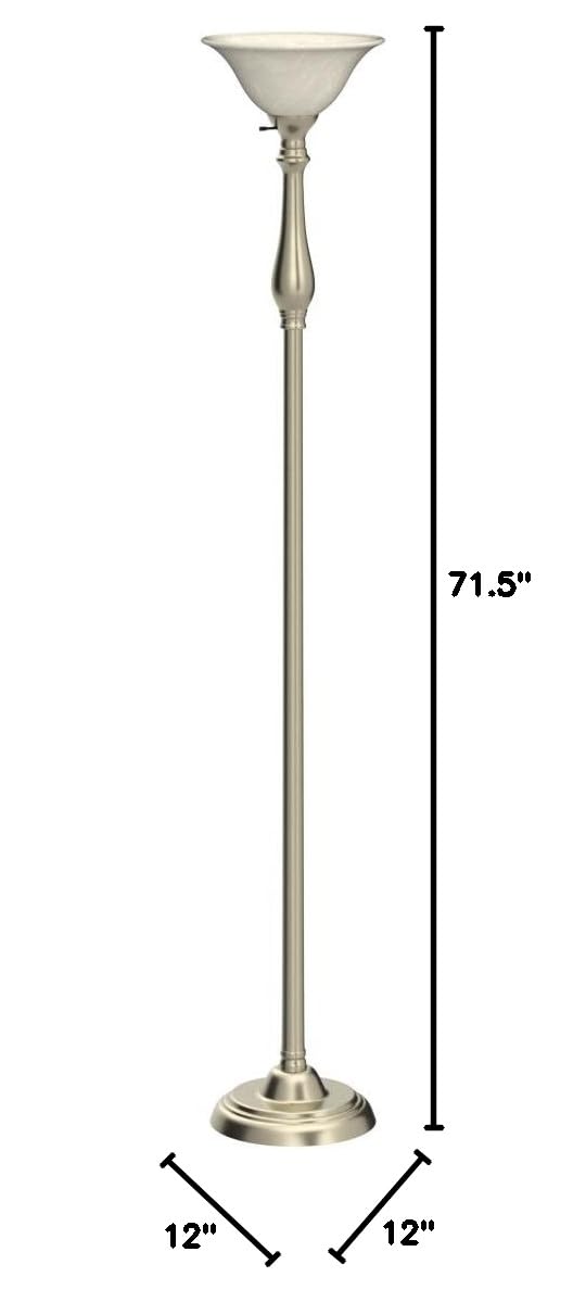 Floor Lamp 72 (Brushed Nickel)