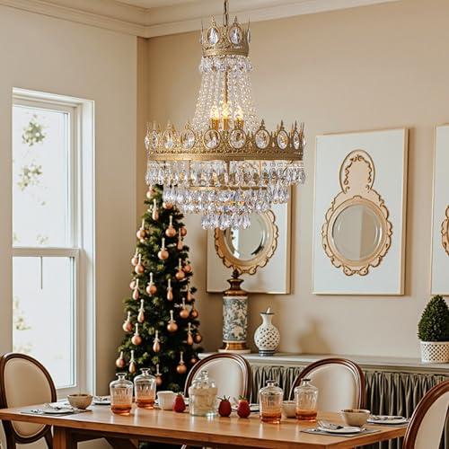 Vintage Crystal Chandelier