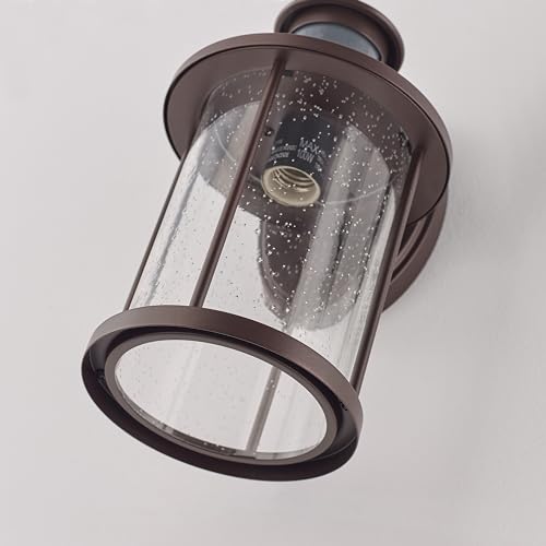 Bronze Motion Sensor Outdoor Wall Light 2 Pack (Bronze / 2 Pack H11.5" Motion)