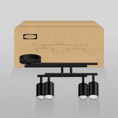 Black Track Lighting Kit (Black / 30" 4 Light Track Light)