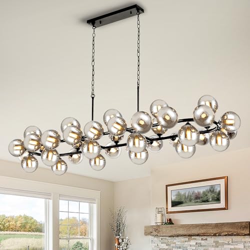 Large Chandeliers for Dining Room Extra Large Wagon Wheel Chandelier High Ceiling Modern Living Room Light Fixture Sputnik Lights