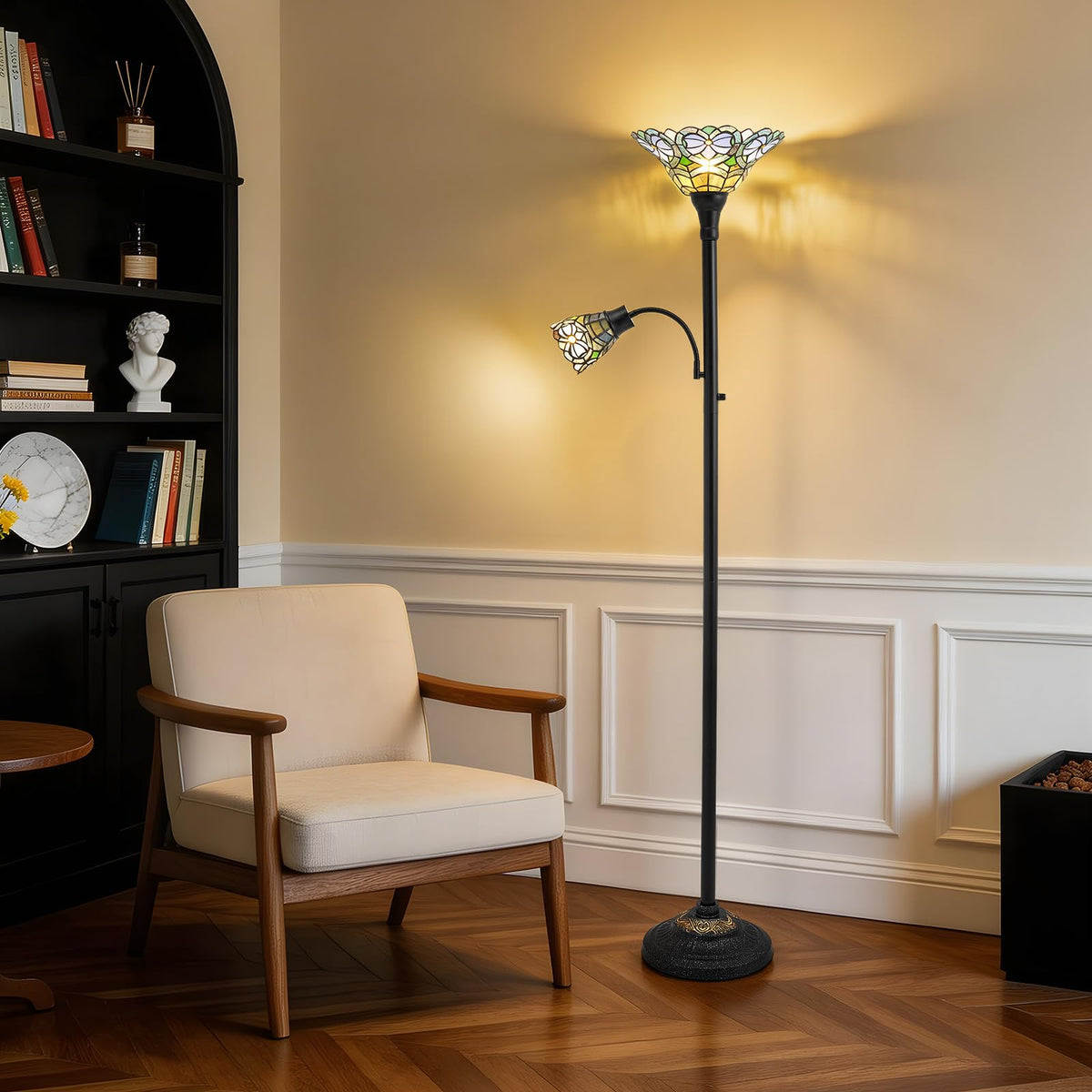 Torchiere Floor Lamps for Living Room (Multicolor)