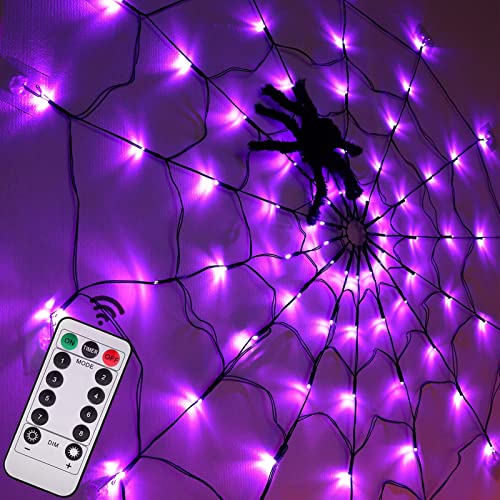 Halloween Decorations Lights Spider Web Lights