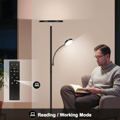Floor Lamp 42W (Black)
