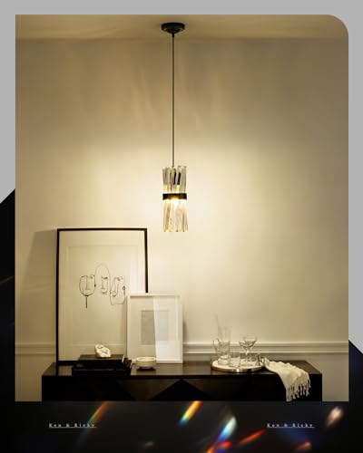 Mat Black Pendant Lights Kitchen Island (Black,1PK)