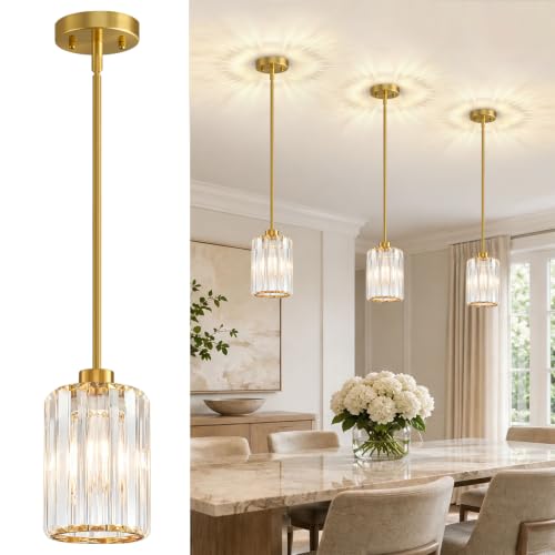 Crystal Chandelier Pendant Lights Kitchen Island