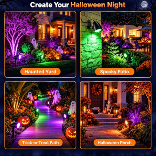 RGBW Low Voltage Landscape Lighting Kit