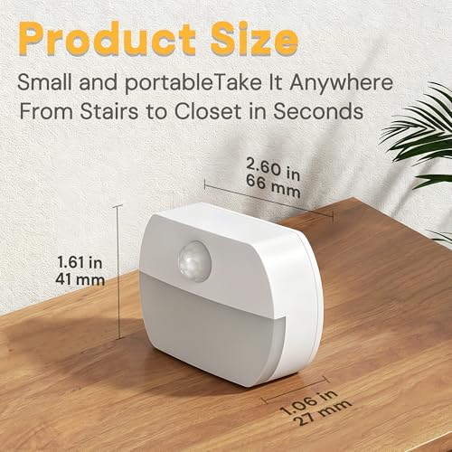 Motion Sensor Step Lights Indoor (Soft White / 6 Pack)