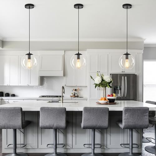 Globe Pendant Light (Black / 4.7 Inch)