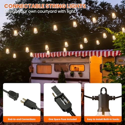 200FT LED Outdoor String Lights (200FT)
