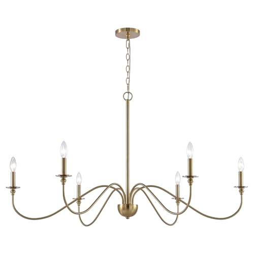 Archer 47" Large Farmhouse 6 (cool Brass / 47")