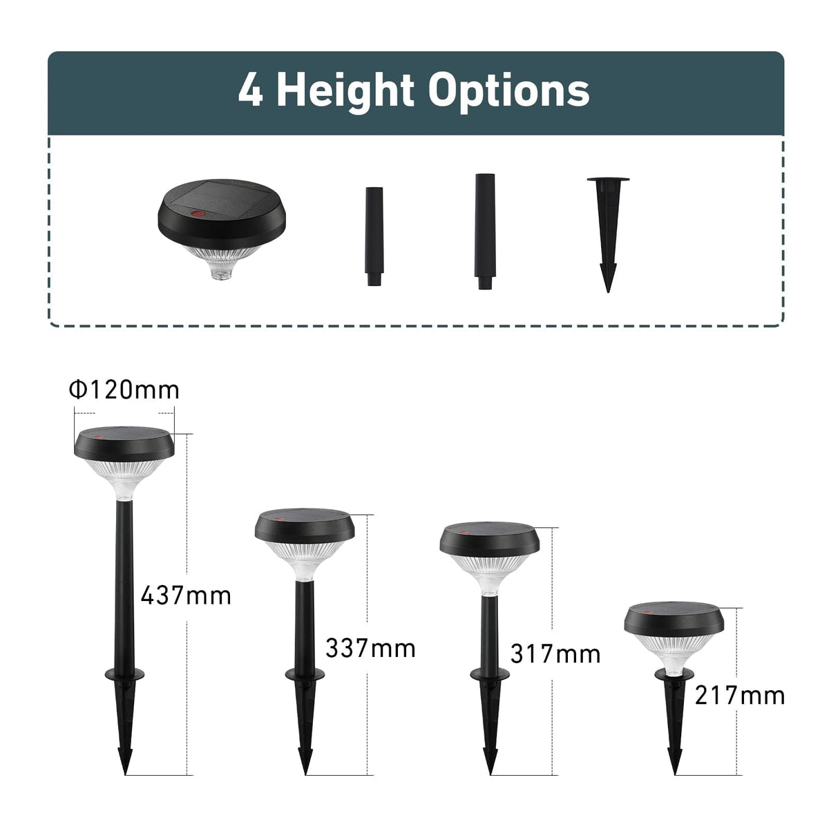 Solar Lights Outdoor 2 Pack (SP3-Warm White / 2 Pack)